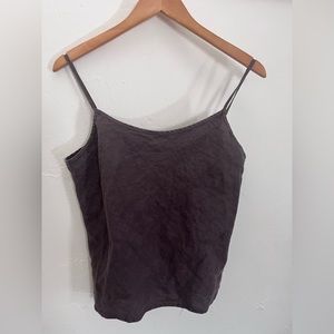 Bryn Walker linen cami eggplant